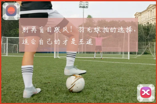 别再盲目跟风!羽毛球拍的选择,适合自己的才是王道